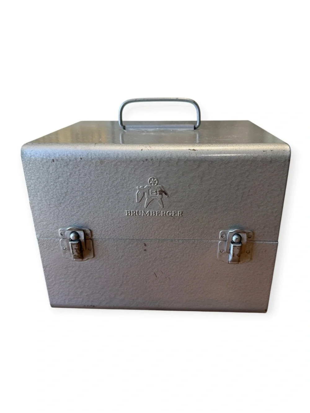 Vintage Brumberger Metal Storage Box ~ Film Box